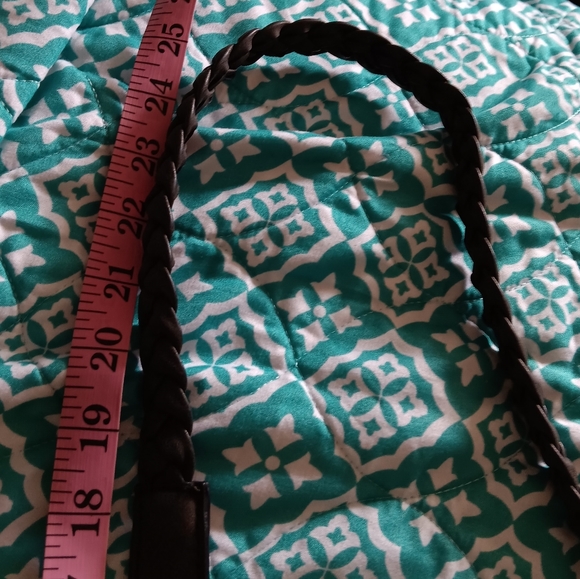 Apt. 9~Charcoal Gray Crossbody & Shoulder Braided Strap Zippered Pockets Purse - Picture 6 of 13